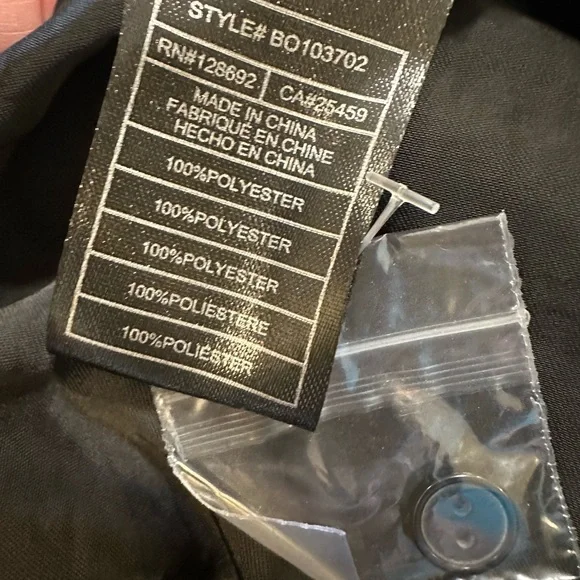 Steve Madden Tori Tie Waist‎ Wide Leg Satin Black Jumpsuit Size XS NWOT - Picture 12 of 16